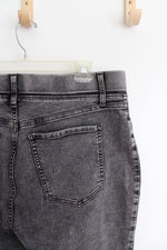 Terra & Sky Dark Gray Wash Capri Pants | 1X (16-18)