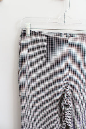 A New Day Stretch Black & Gray Plaid Pants | 4