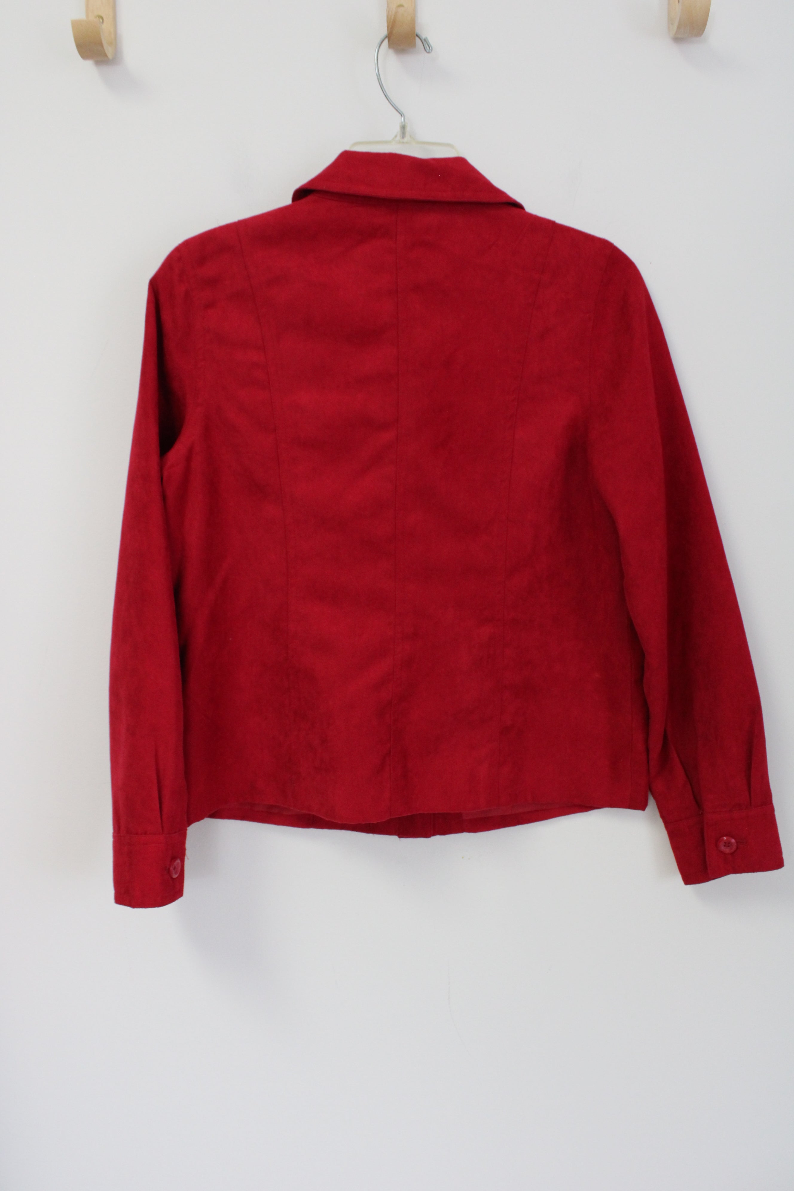 Studio Works Red Sueded Jacket | 4 Petite