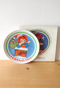 Raggedy Ann Christmas 1979 Wall Decor Plate