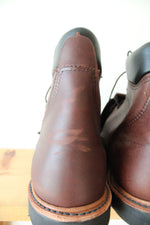 Red Wings Brown Leather Steel Toe Cap Work Boots | Size 14