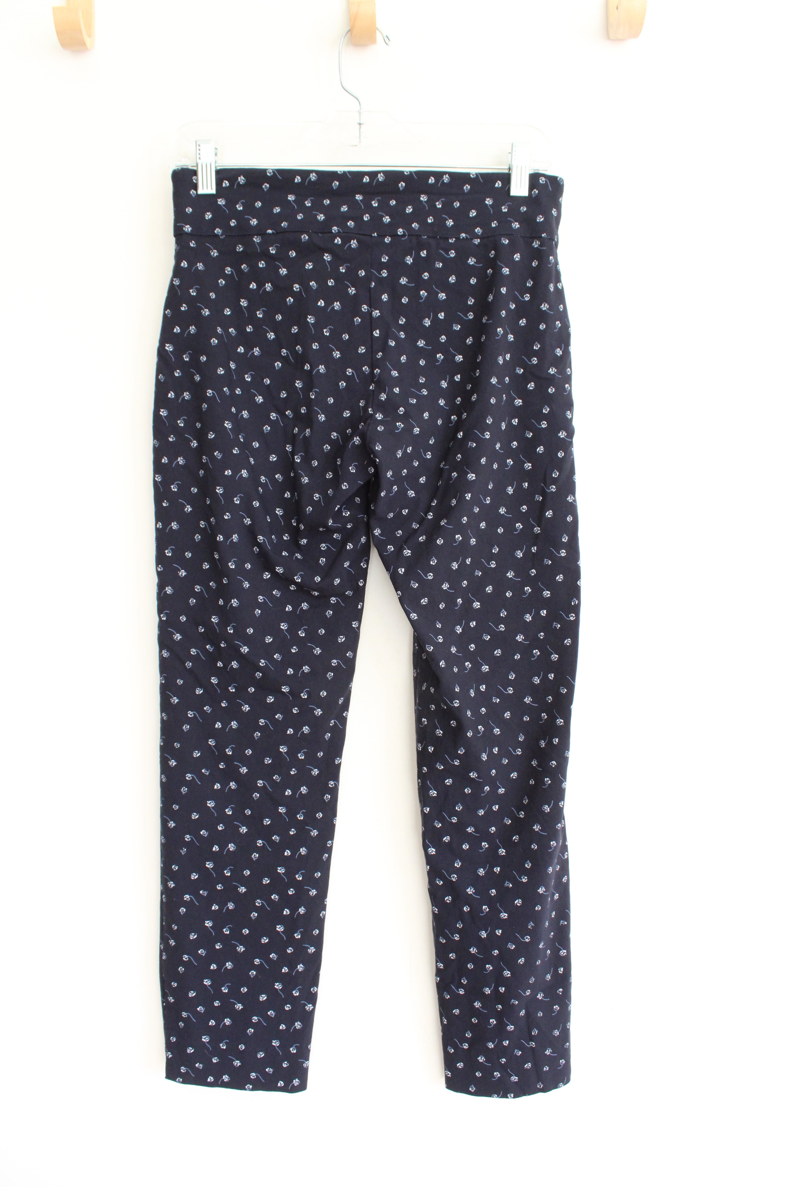 Orvis Navy & White Floral Pants | 6