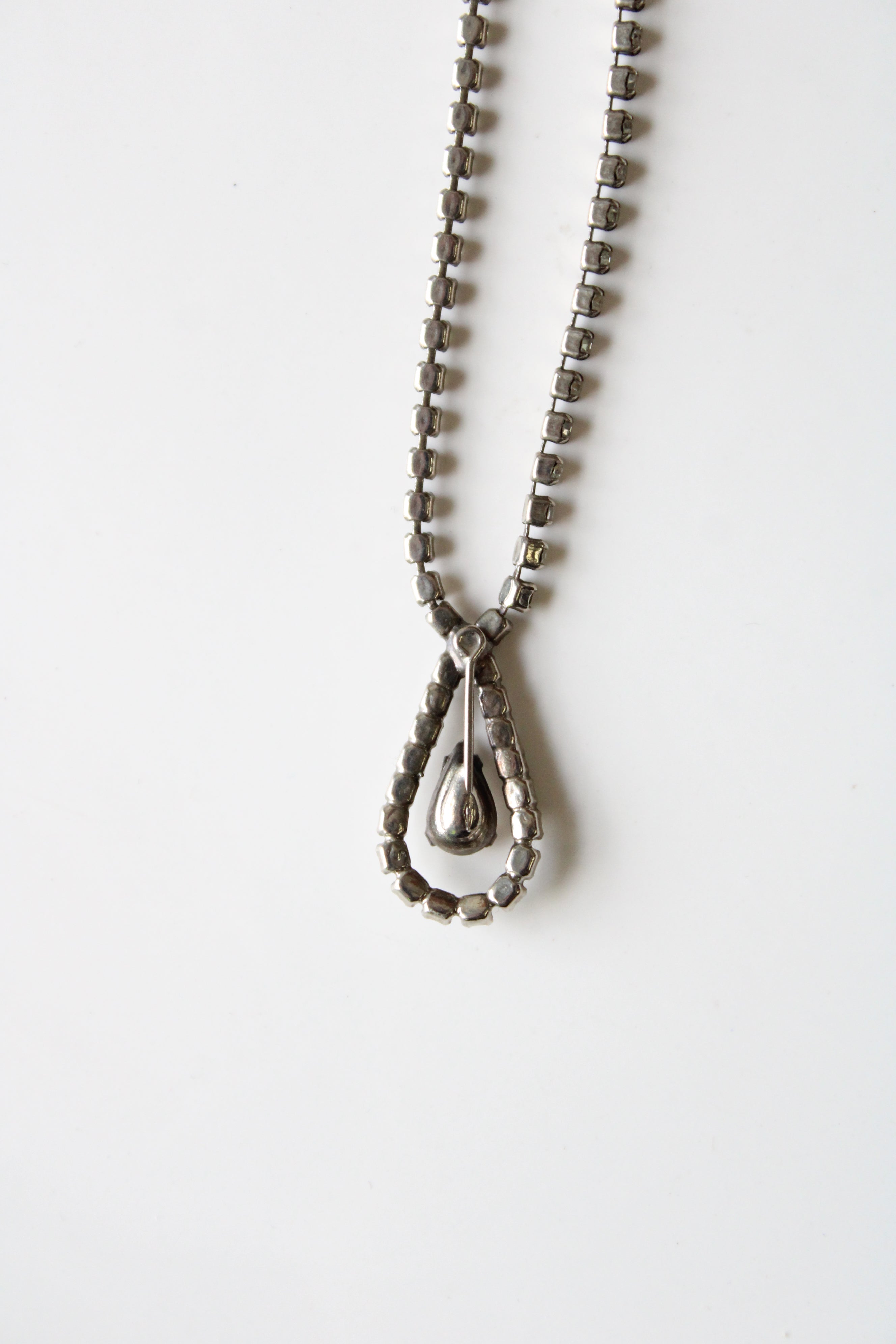 Vintage Crystal Chain Necklace