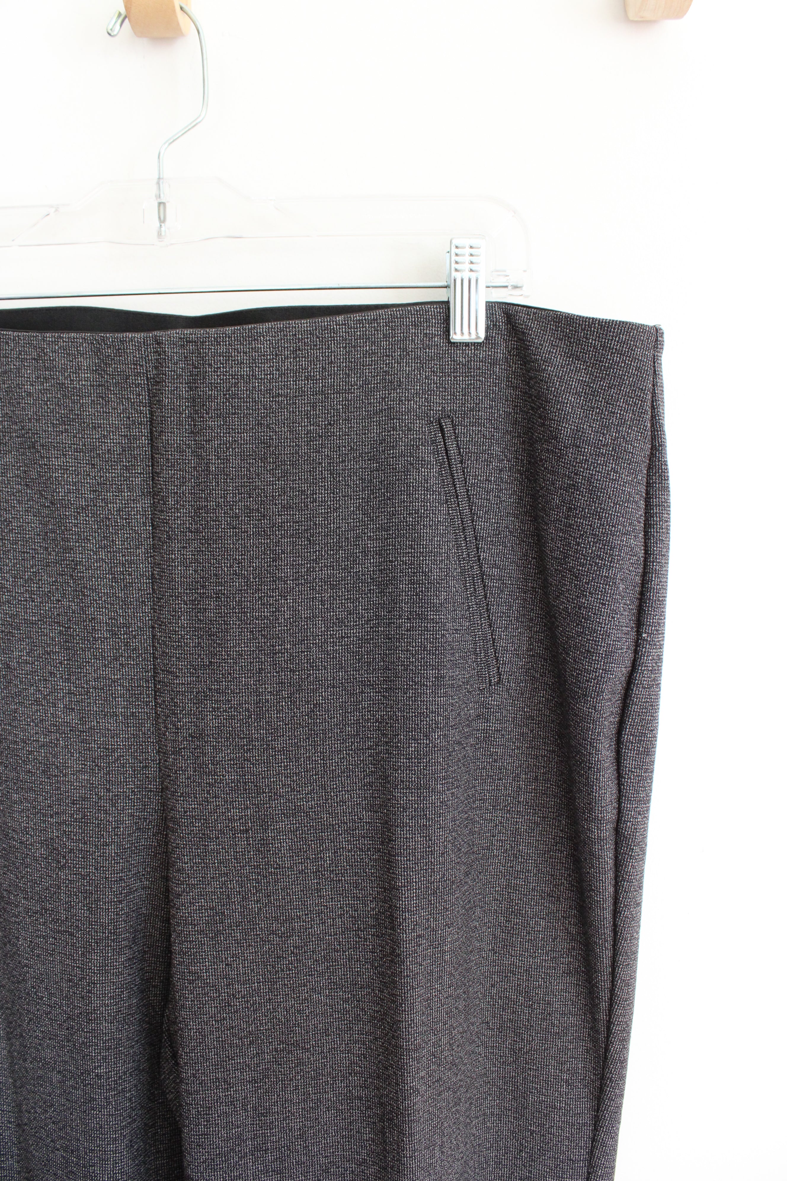 Briggs Black & Gray Patterned Trouser Pants | 16