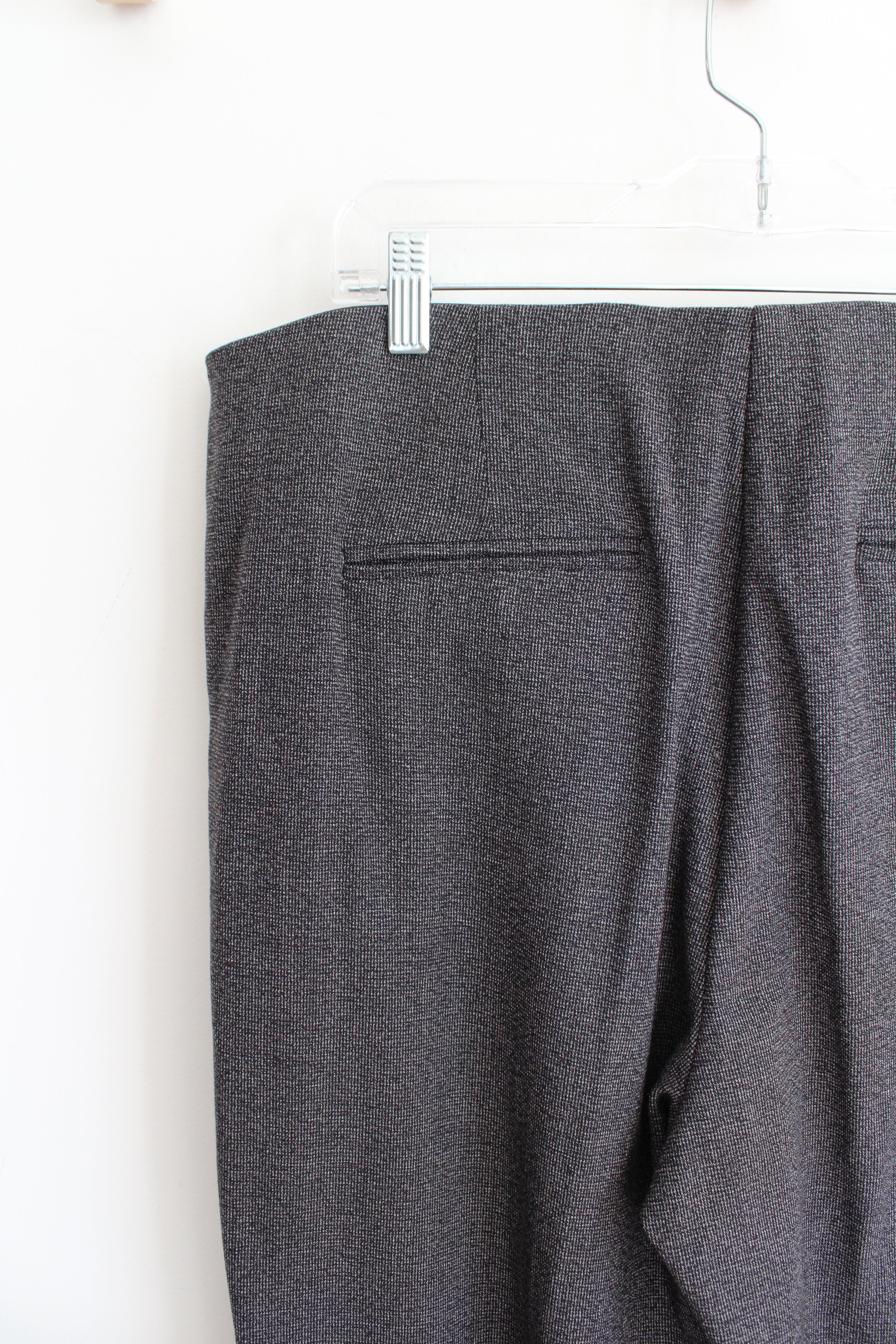 Briggs Black & Gray Patterned Trouser Pants | 16