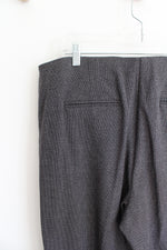 Briggs Black & Gray Patterned Trouser Pants | 16