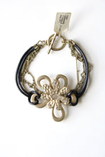NEW Retro Daisy Chain Leather Bracelet