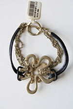 NEW Retro Daisy Chain Leather Bracelet