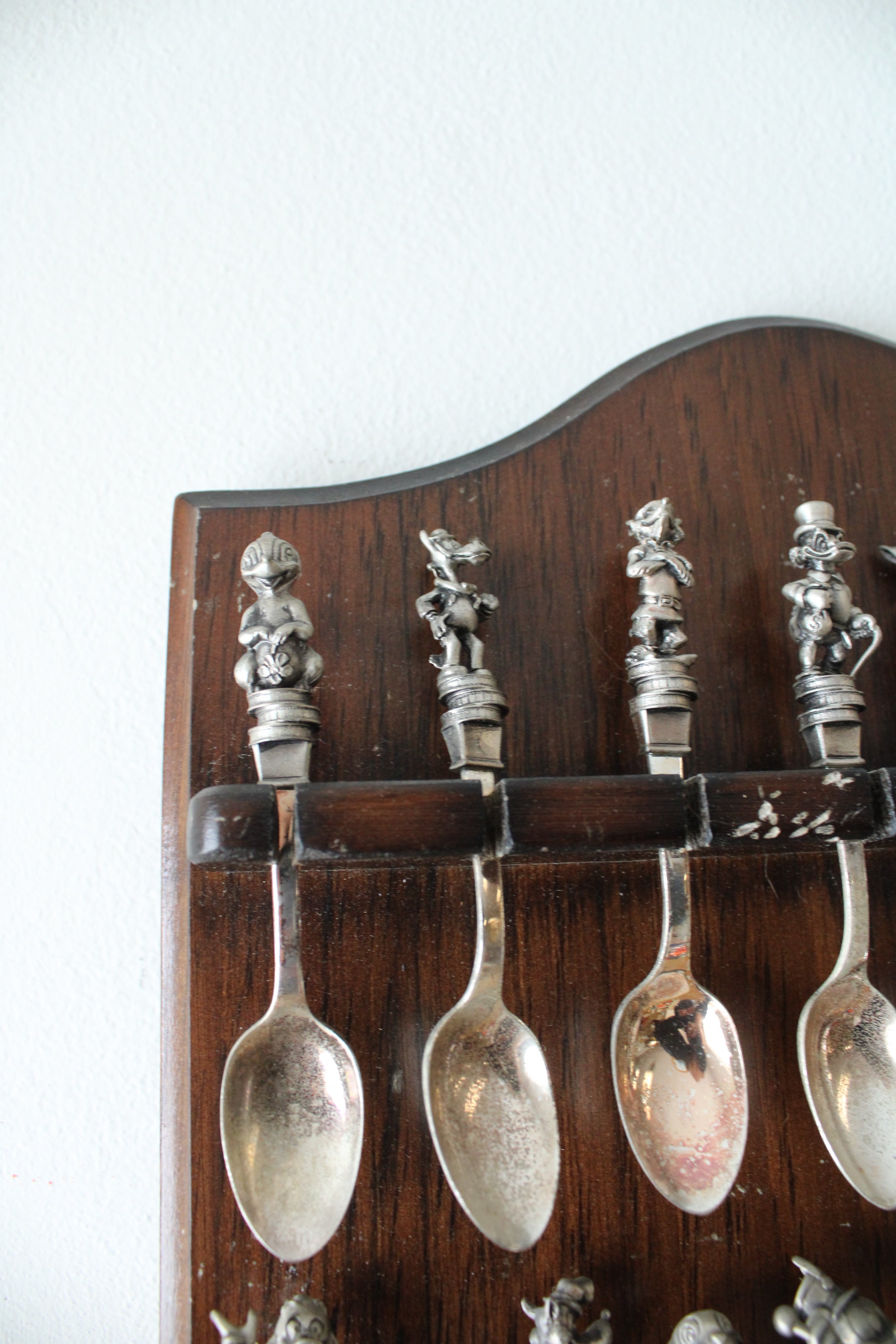 Vintage Disney Character Silver Plated Spoon Collection