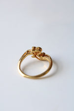 Avon "F" Initial Gold Ring | Size 7.5