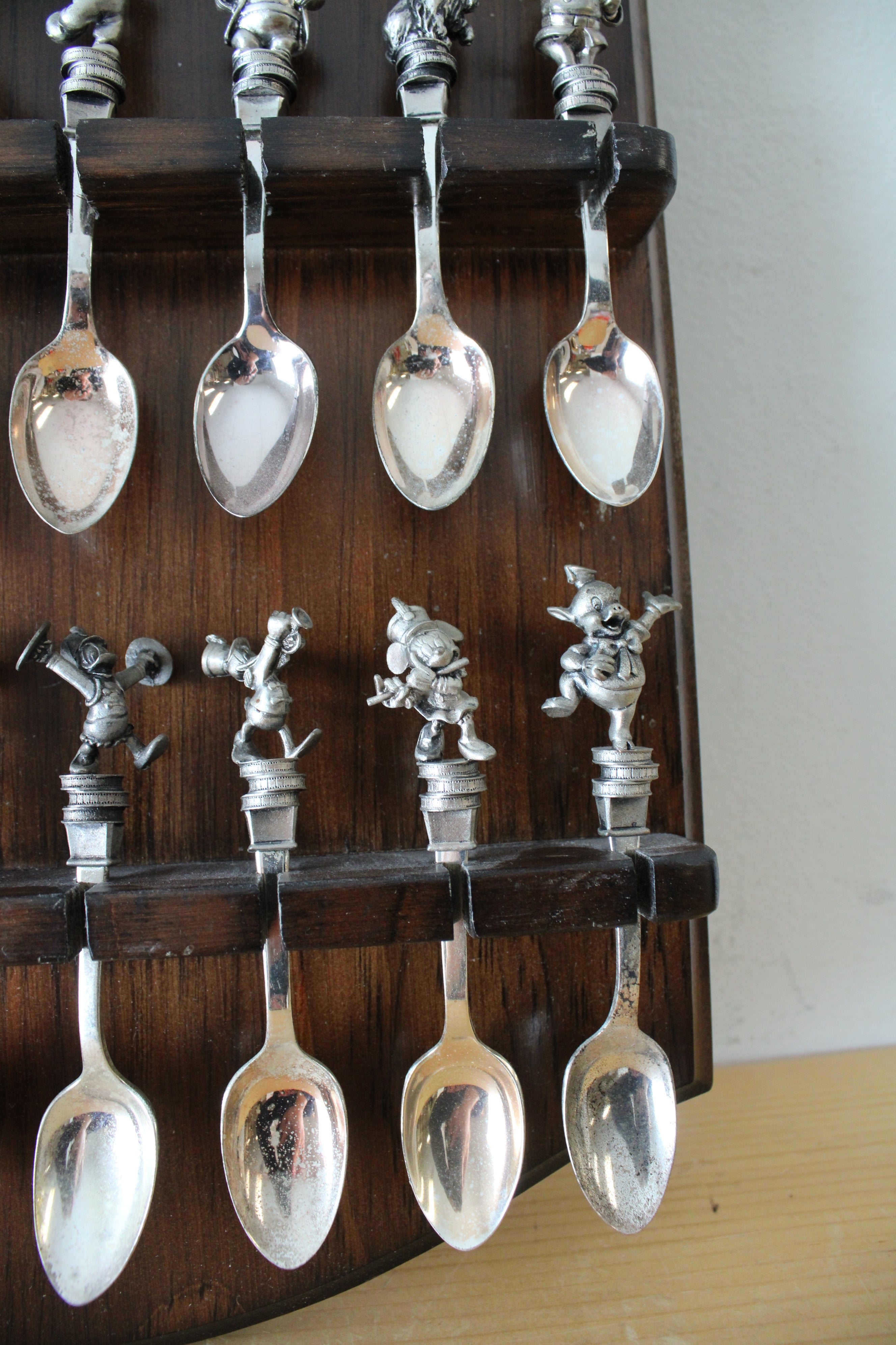 Vintage Disney Character Silver Plated Spoon Collection