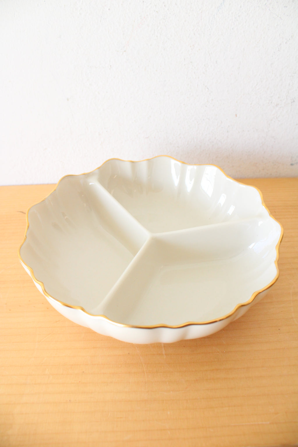 Lenox Symphony Gold Trim Divided Bowl