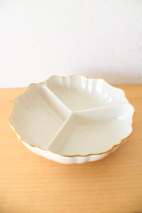 Lenox Symphony Gold Trim Divided Bowl