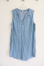 Old Navy Light Chambray Sleeveless Dress | XL