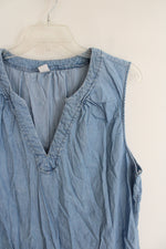 Old Navy Light Chambray Sleeveless Dress | XL