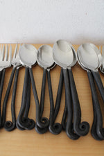 Treble Clef Stainless Steel 40-Piece Flatware Set