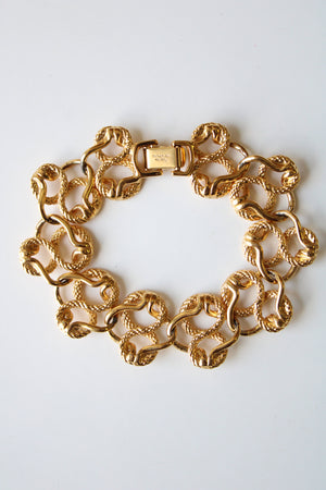 Napier Vintage Gold Thick Chain Bracelet