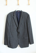 Tommy Hilfiger Gray Plaid Blazer | 46L