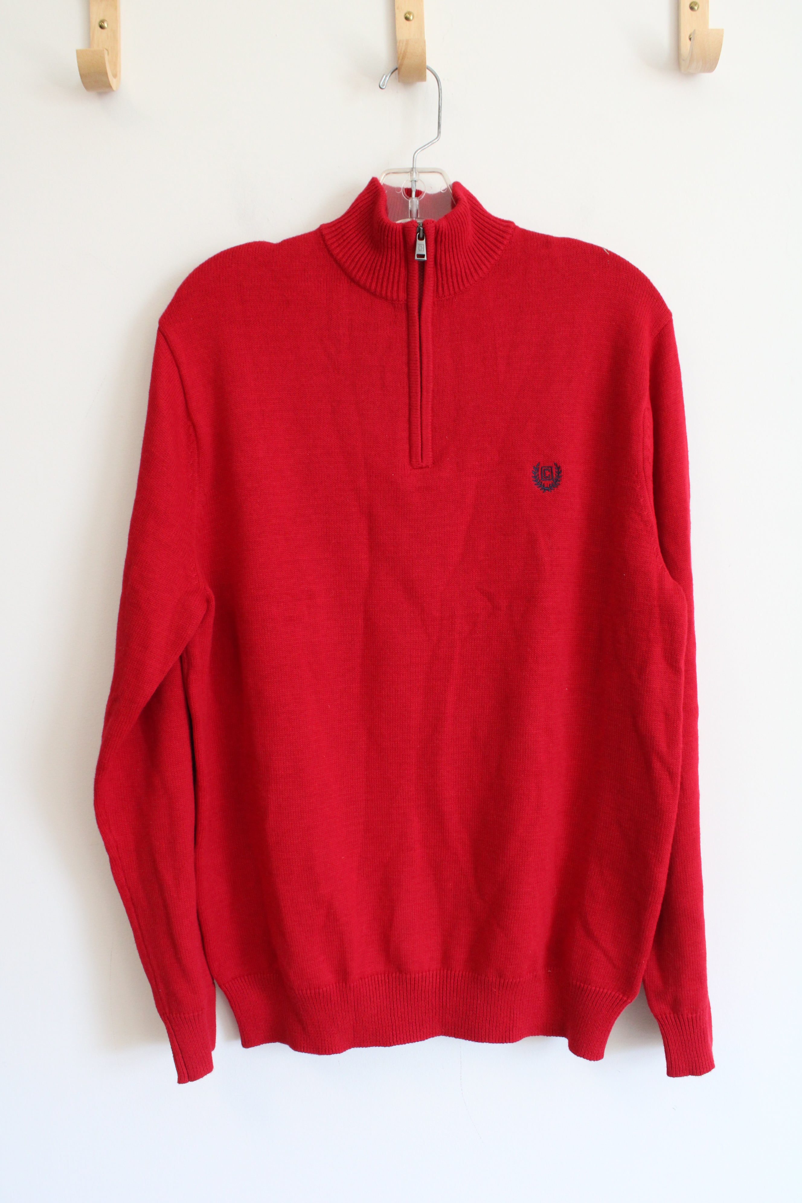 Chaps quarter zip sweater best sale