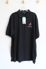 NEW Devon & Jones Black Manheim Central Polo Shirt | XL