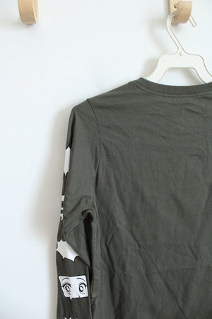 Nike Olive Green Long Sleeved Shirt | Youth L