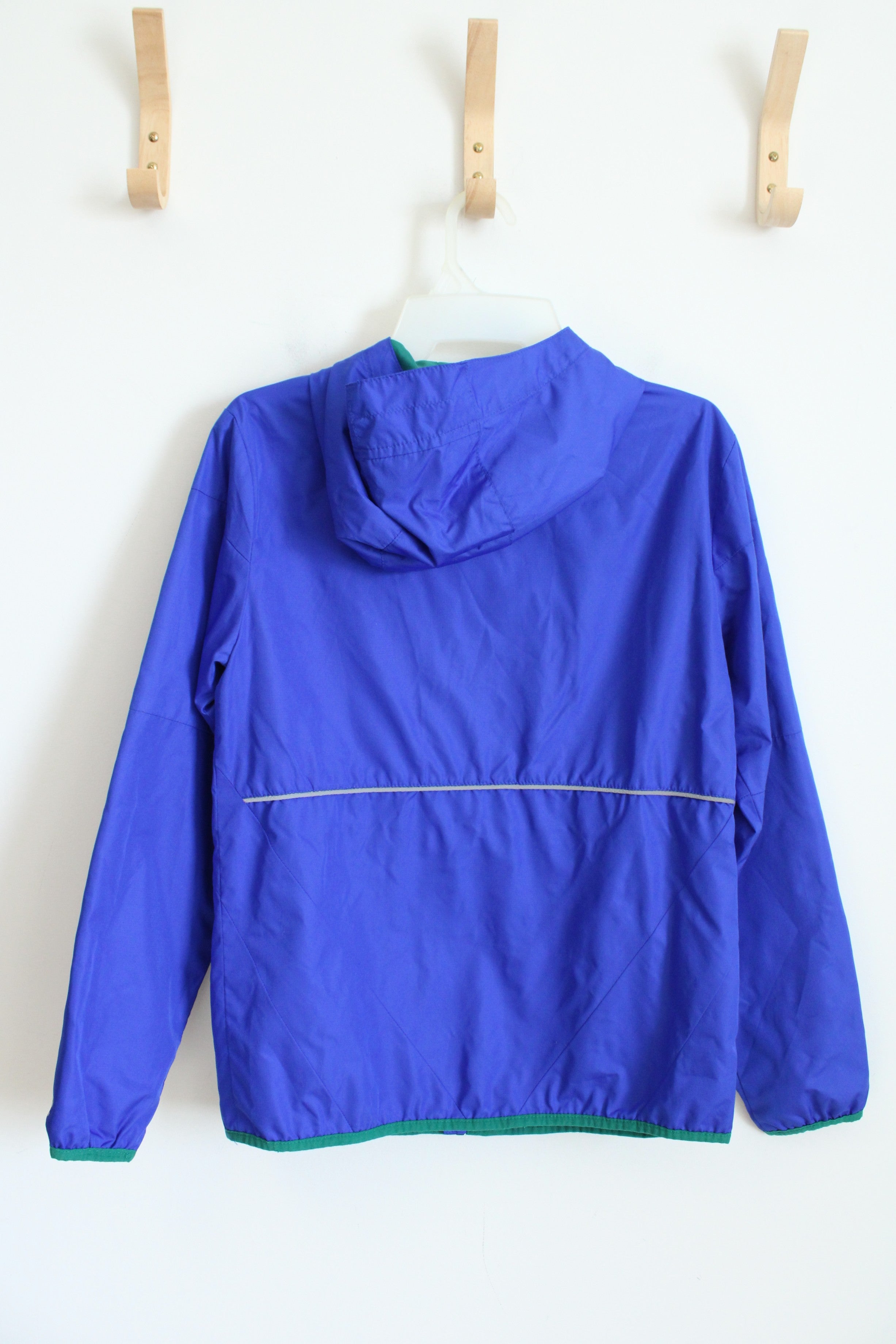 Champion Blue Windbreaker Jacket | Youth L (12/14)