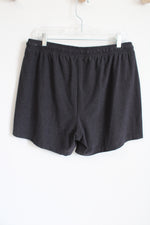 Old Navy Breathe On Dark Charcoal Gray Athletic Shorts | L