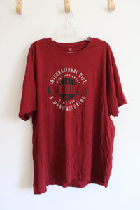 Hurley Dark Red Cotton Shirt | XXL