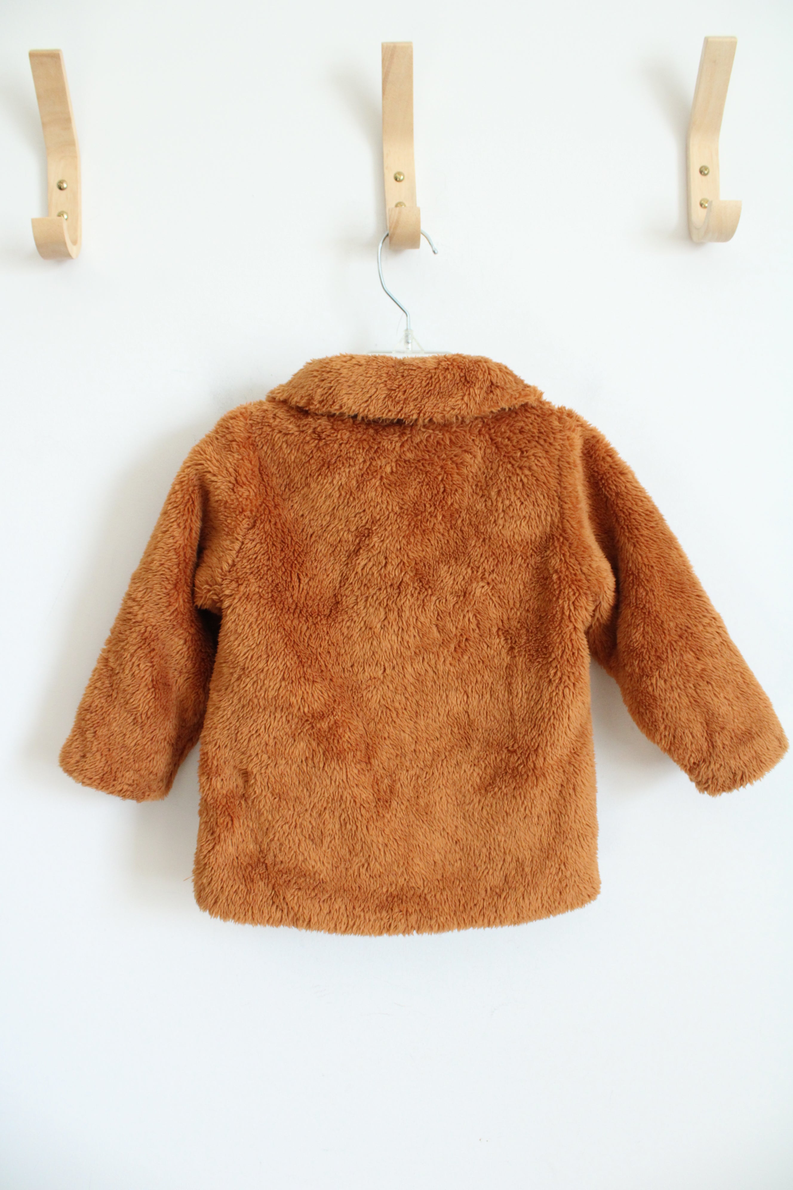 Cat & Jack Brown Soft Fuzzy Jacket | 18 MO