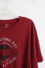 Hurley Dark Red Cotton Shirt | XXL