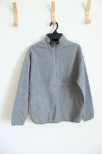 Express Gray Quarter Zip Sweatshirt | Youth M (12/14)