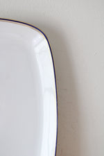 Eschenbach Baronet China Royal Castle Blue & Gold Edged Rectangle Platter