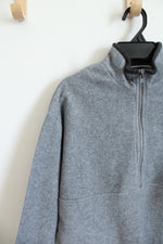 Express Gray Quarter Zip Sweatshirt | Youth M (12/14)