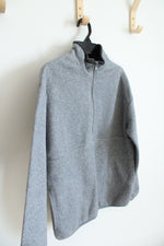 Express Gray Quarter Zip Sweatshirt | Youth M (12/14)