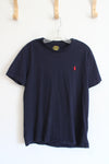 Polo Ralph Lauren Custom Slim Fit Navy Cotton Shirt | L