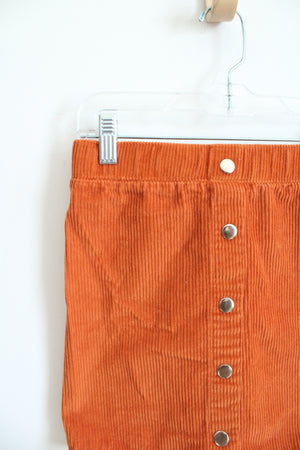 Isaac Mizrahi Orange Corduroy Skirt | Youth L (10/12)