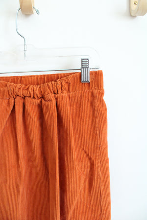 Isaac Mizrahi Orange Corduroy Skirt | Youth L (10/12)