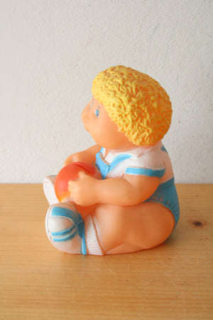 Cabbage Patch Kids Vintage Blonde Boy Piggy Bank