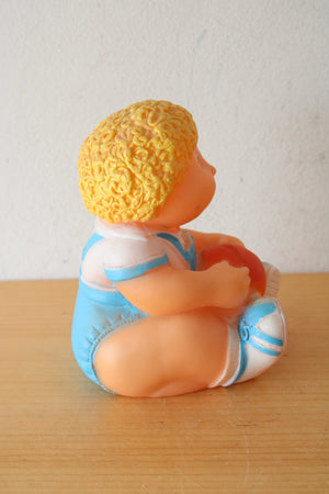 Cabbage Patch Kids Vintage Blonde Boy Piggy Bank