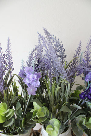 Lavender Mason Jar Centerpiece Box