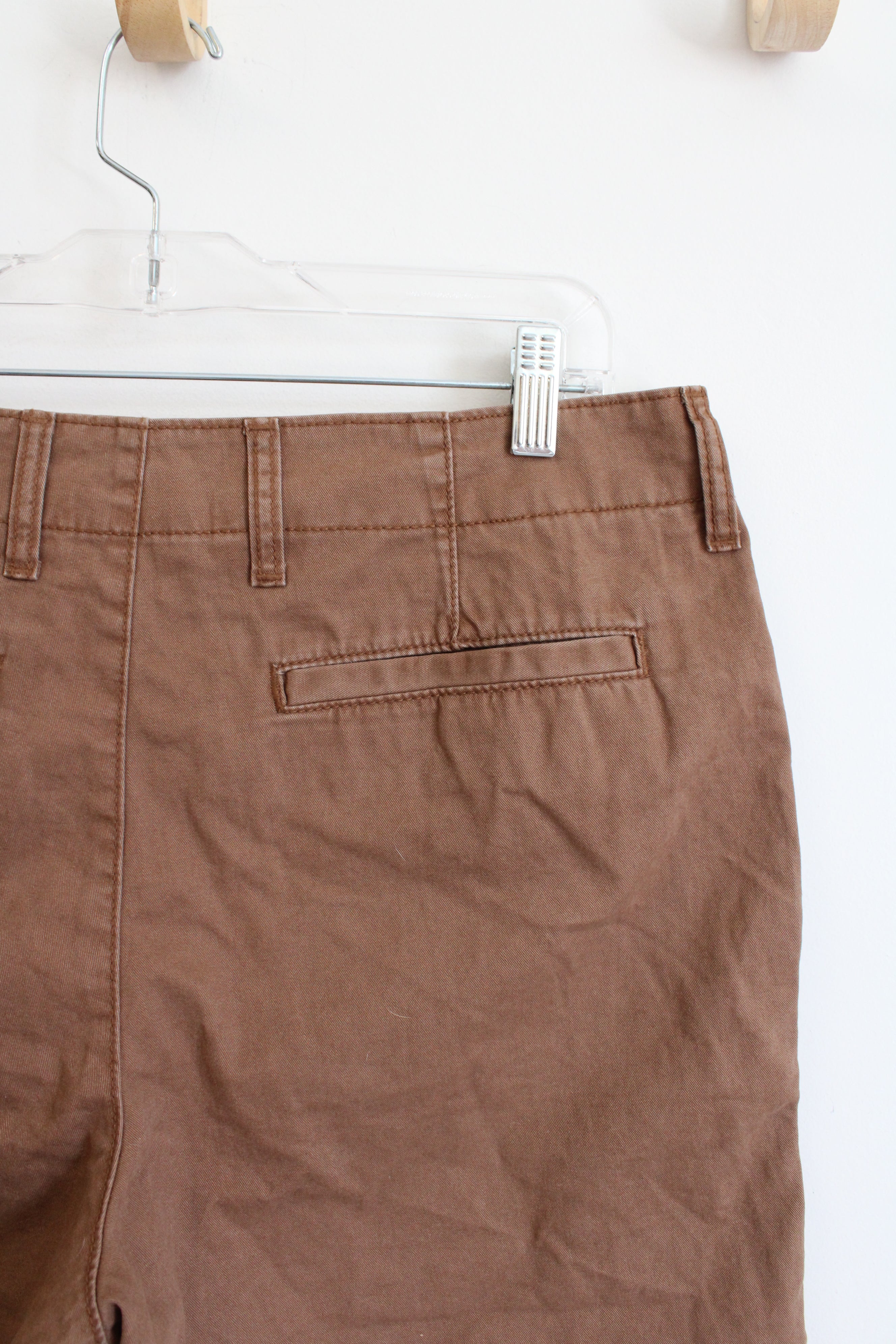 Old Navy Lived-In Straight Brown Shorts | 32