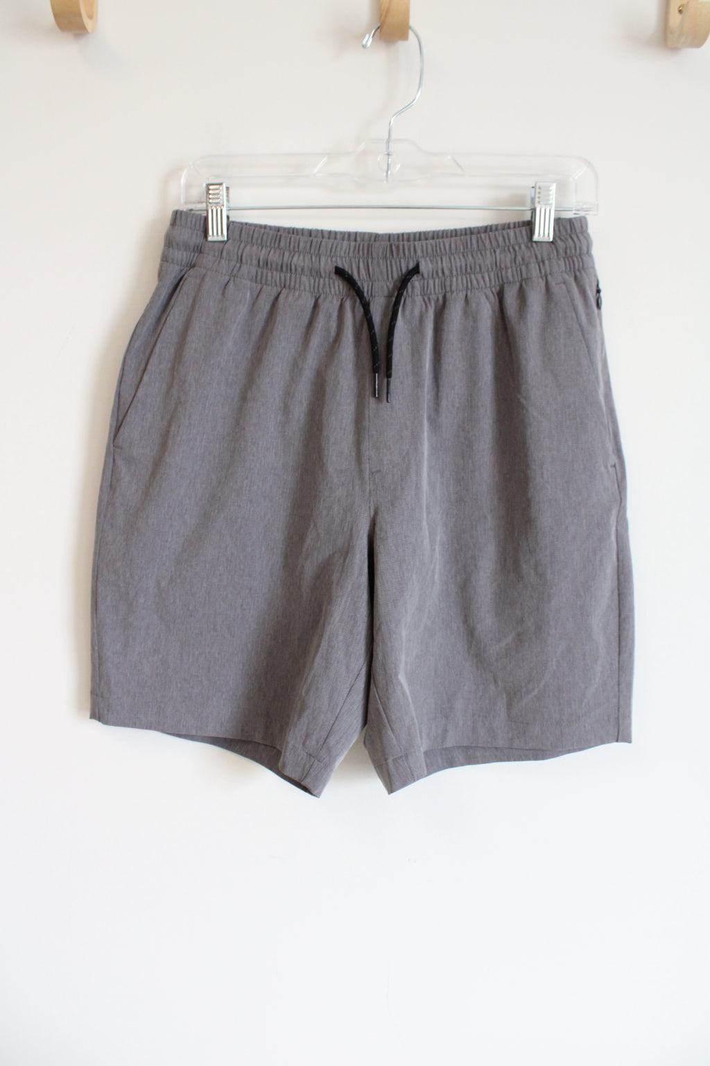 Old Navy Active StretchTech Gray Drawstring Shorts | S