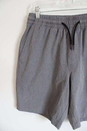 Old Navy Active StretchTech Gray Drawstring Shorts | S