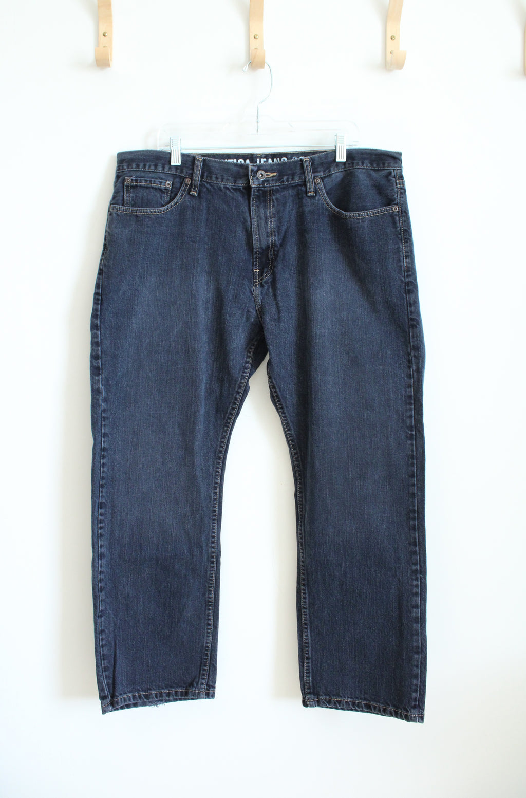 Nautica Jeans Co. Relaxed Fit Dark Wash Jeans | 38X30