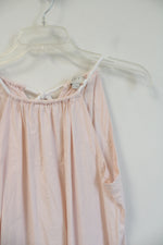 LOFT Light Pink Braided Rope Halter Neck Tank Top | S