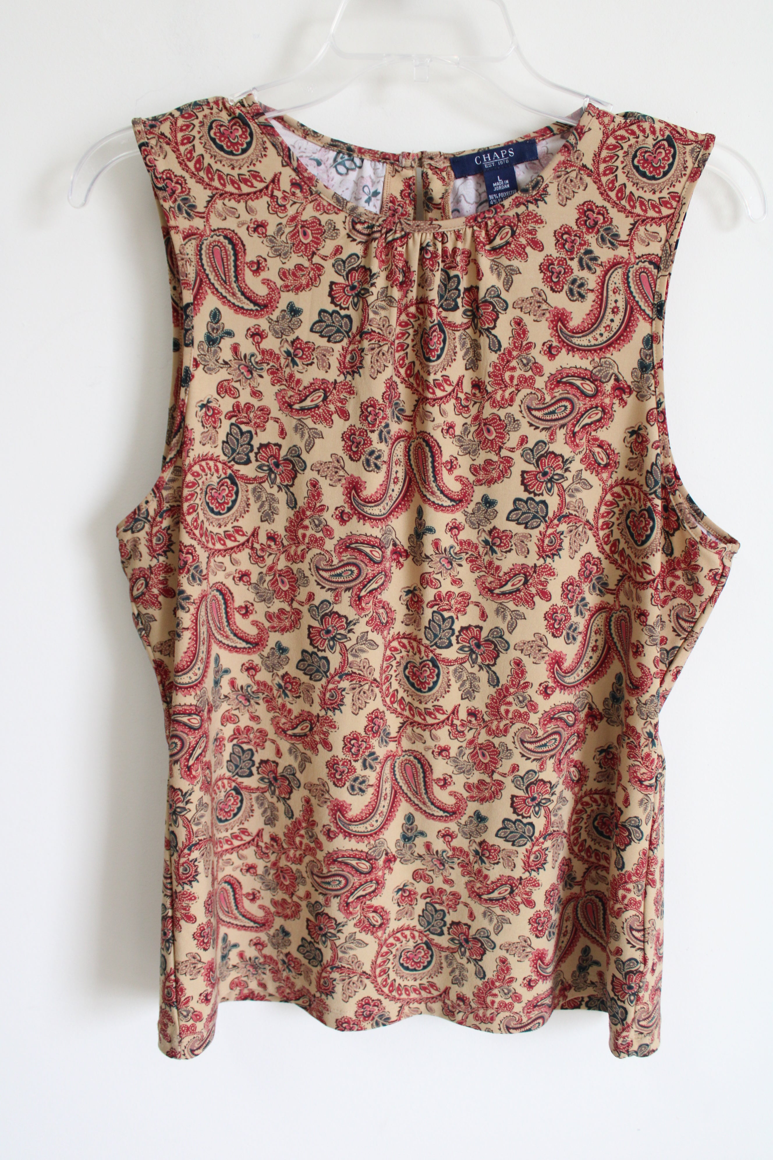 Chaps Brown Paisley Tank | L