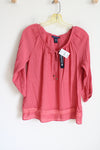 NEW Architect Dusty Pink Blouse | S