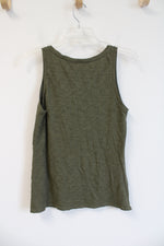 Old Navy Everywear Olive Green Tank Top | XS