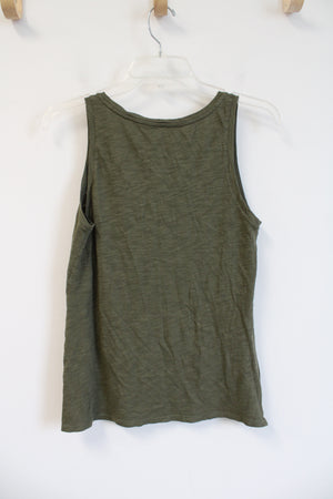 Old Navy Everywear Olive Green Tank Top | XS