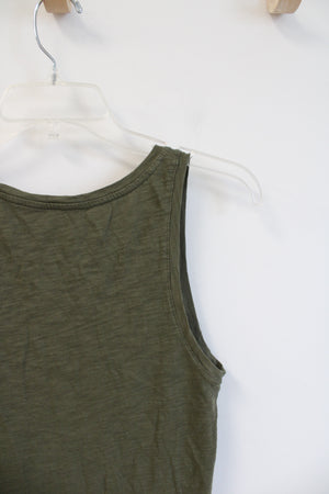Old Navy Everywear Olive Green Tank Top | XS